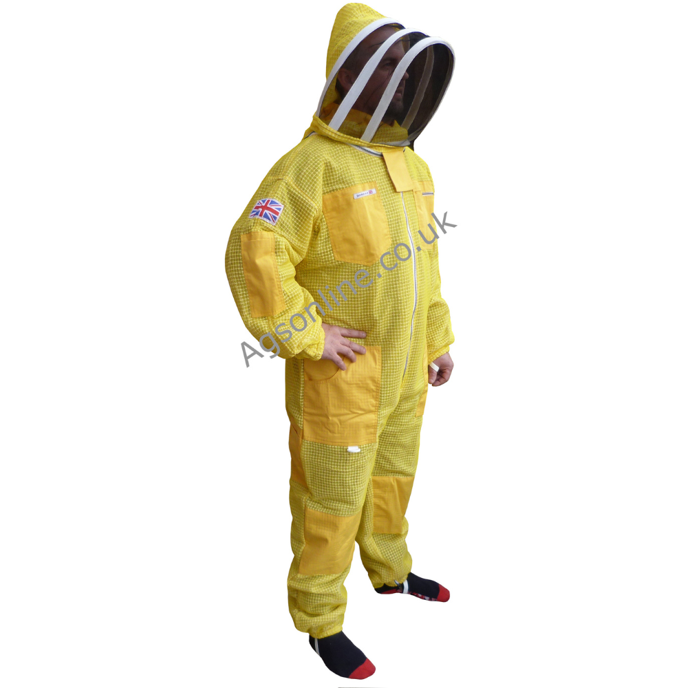 Yellow 3 layer bee suit
