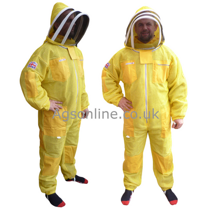 Yellow 3 layer bee suit