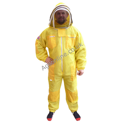 Yellow 3 layer bee suit