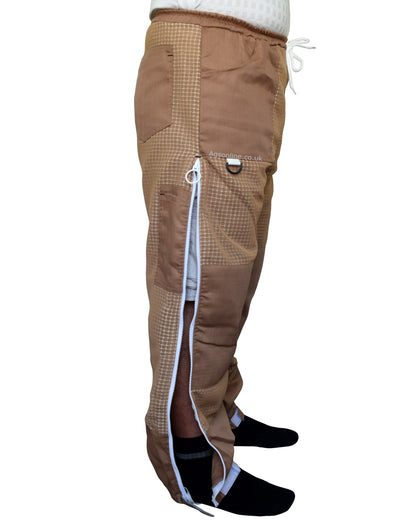 Brown 3 Layer Ventilated Beekeeping Trousers | Mesh Beekeeping Clothing