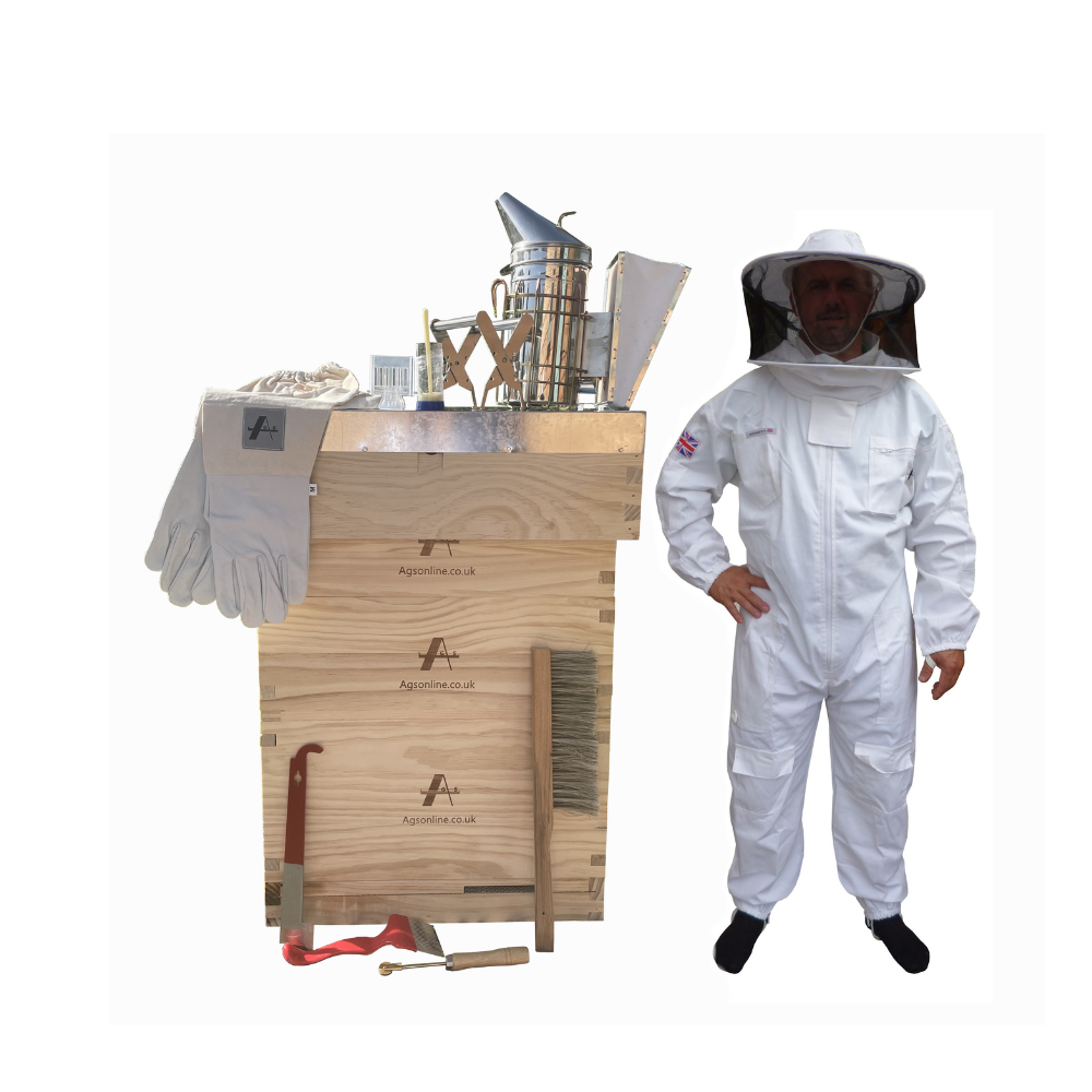 PERFECT GIFT FOR BEEKEEPERS - Cedar National Bee hive with 2 supers ...