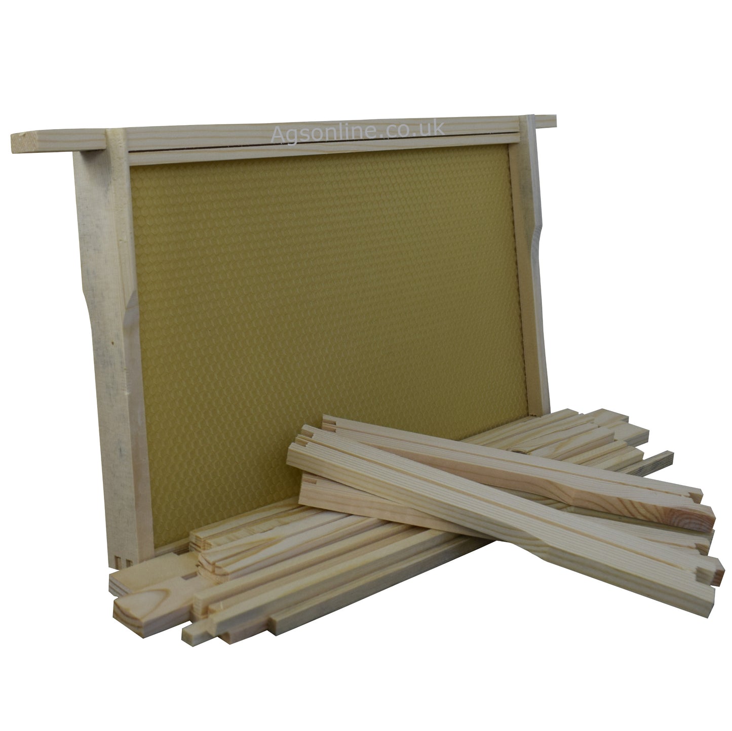 Bee hive swarm trap Kit Wax and Frames - 5 frame box