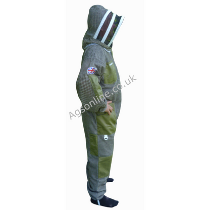 Green 3 layer fencing suit