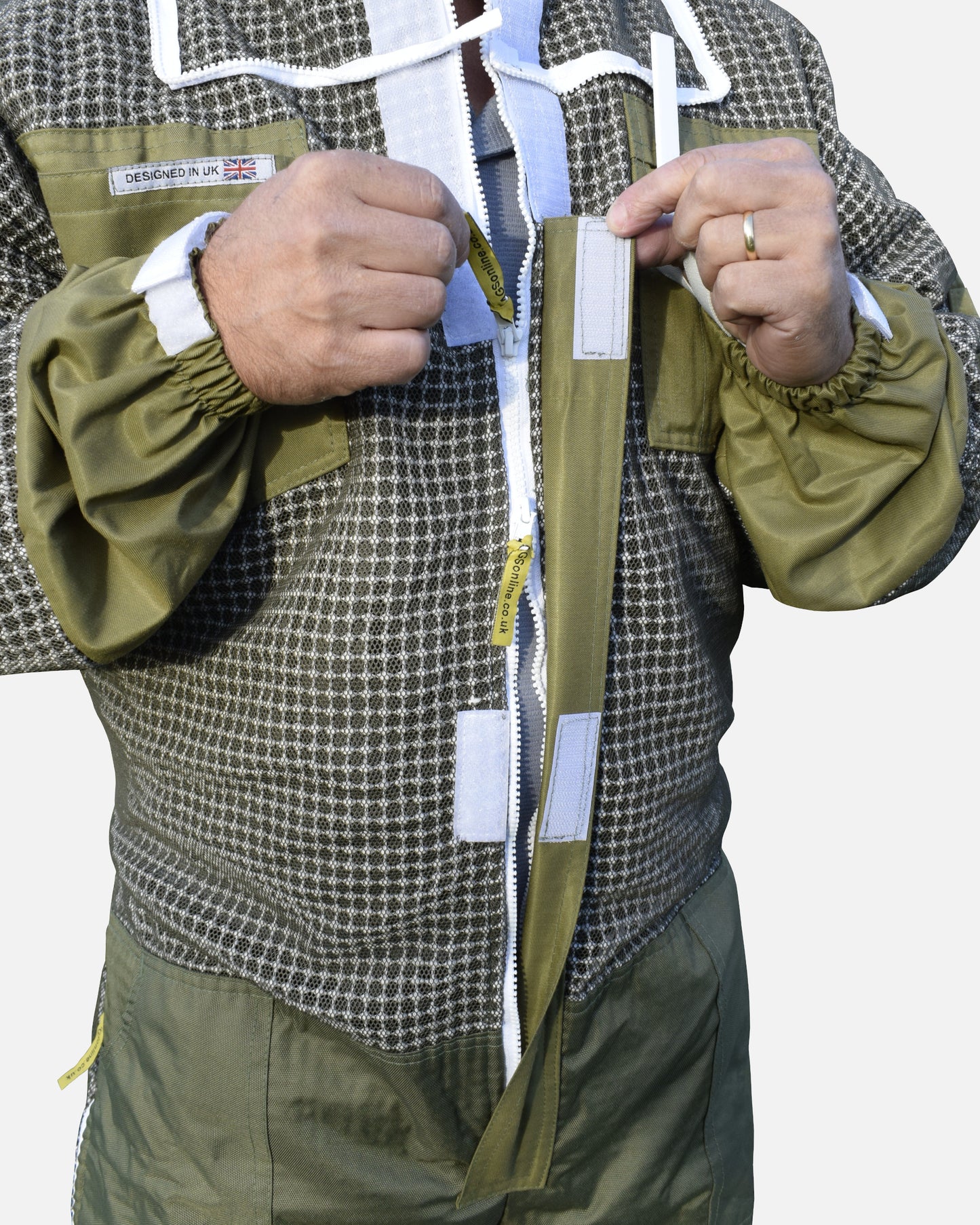 PRO Series Green 3-Layer Ventilated Beekeeping Suit