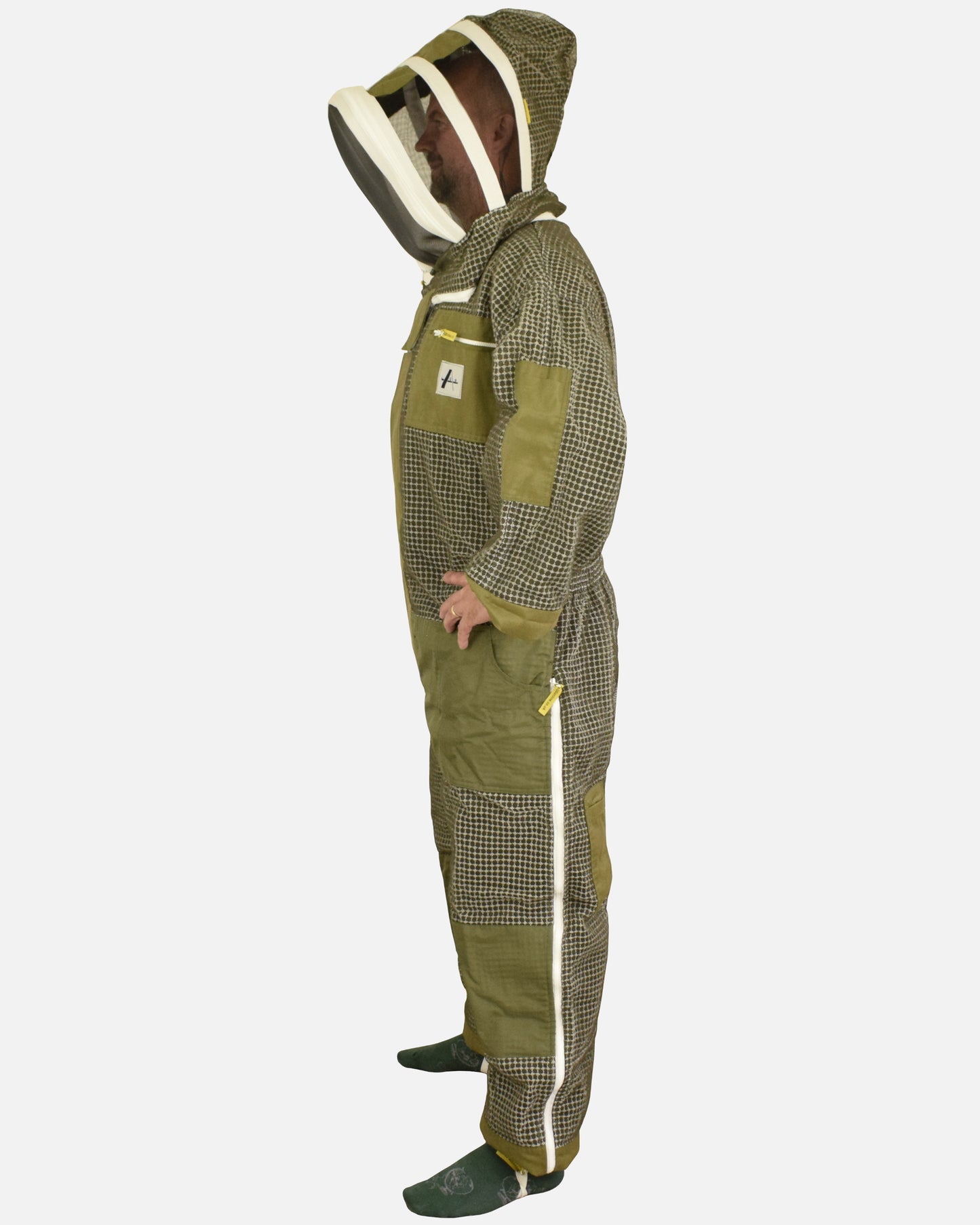 PRO Series Green 3-Layer Ventilated Beekeeping Suit