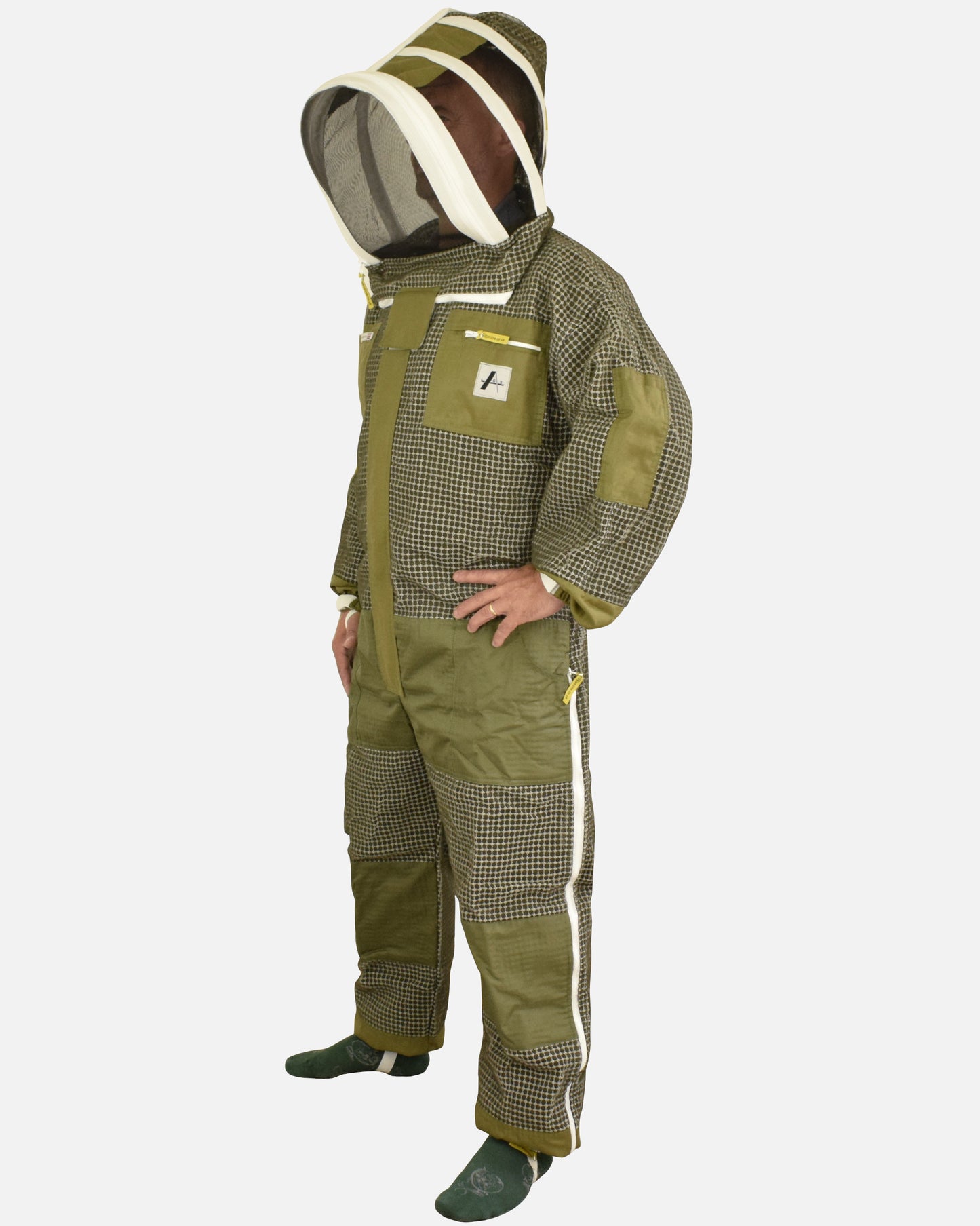 PRO Series Green 3-Layer Ventilated Beekeeping Suit