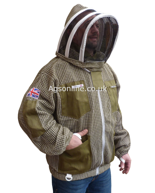Green 3 layer fencing jacket