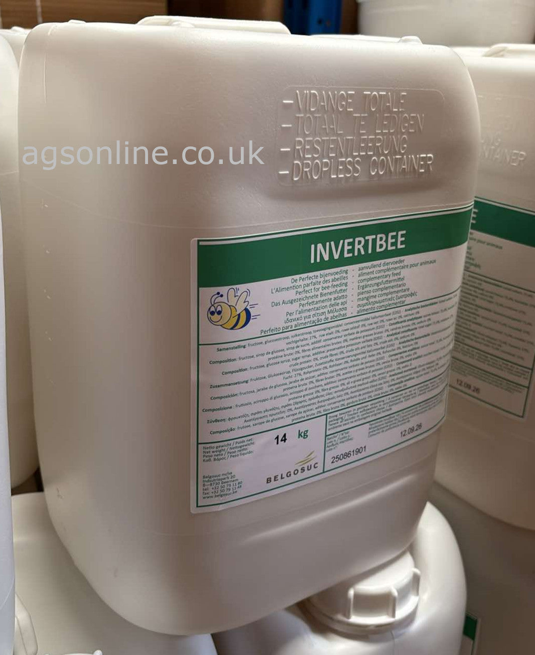 Invertbee Syrup 14kg / 10L – Ready-to-Use Liquid Bee Feed | Spring Bee Syrup