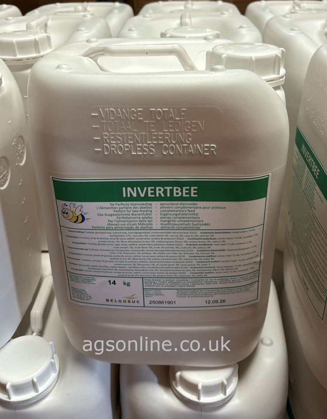 Invertbee Syrup 14kg / 10L – Ready-to-Use Liquid Bee Feed | Spring Bee Syrup