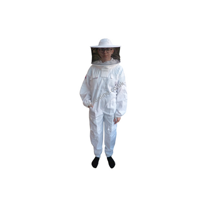 Children's cotton round hat suit and gloves