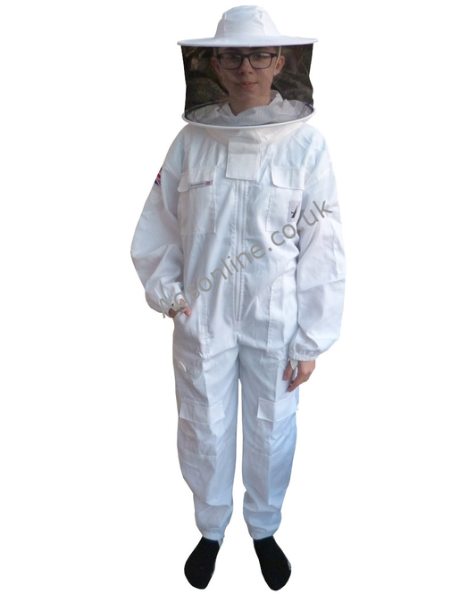 Children's cotton round hat bee suit
