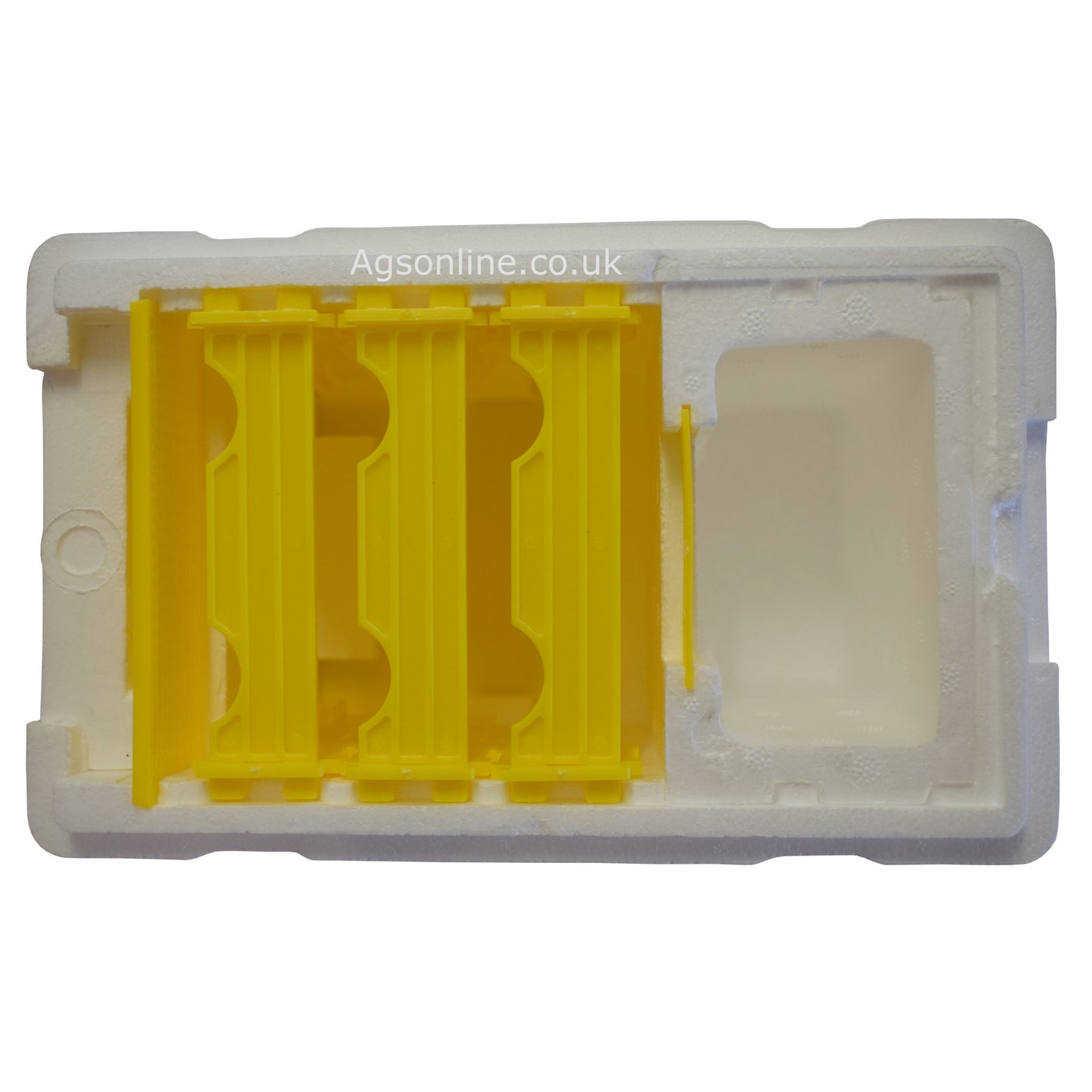 Mini Queen Mating Nuc Box | EPS Polystyrene Hive with Feeder & 3 Frames
