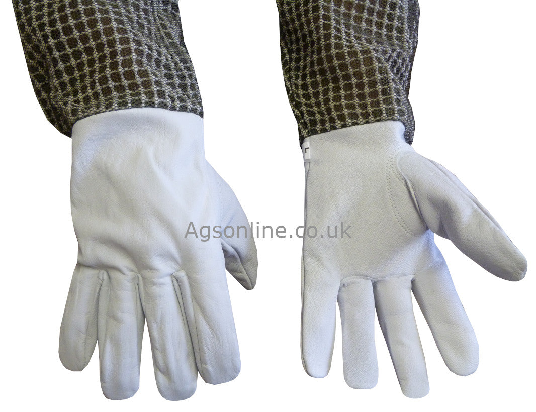 Green 3 layer jacket and gloves