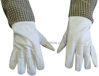 Green 3 layer jacket and gloves