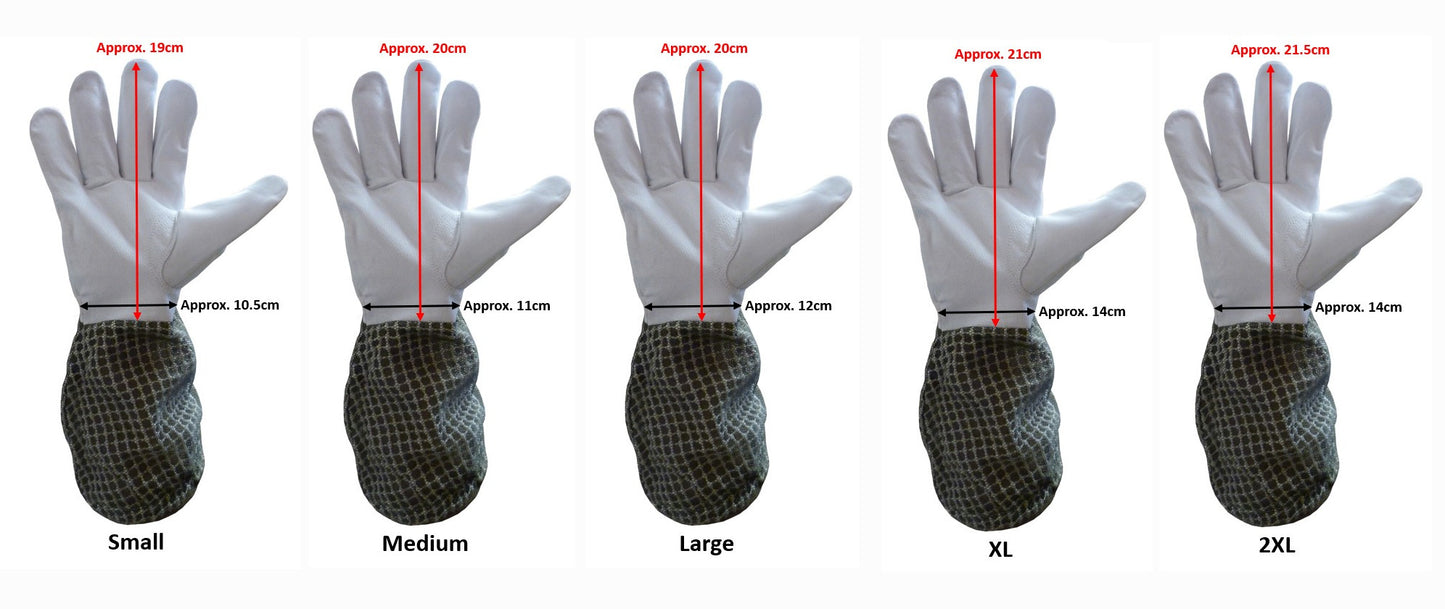 Green 3 layer gloves