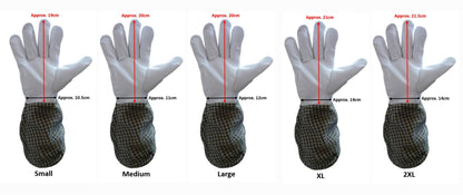 Green 3 layer gloves