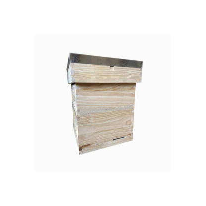 Bee Hive Cedar British National beehive with Brood Box & 2 Supers Beekeeping Equipment