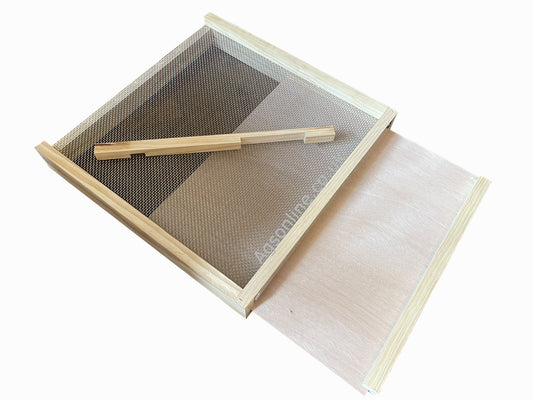 National hive varroa tray and mesh