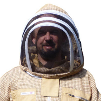 Olive 3 layer fencing hood