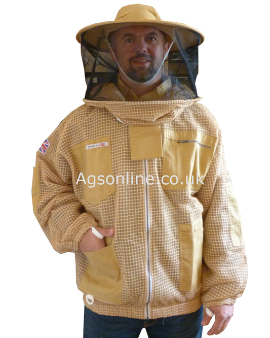 Olive 3 layer round hat jacket