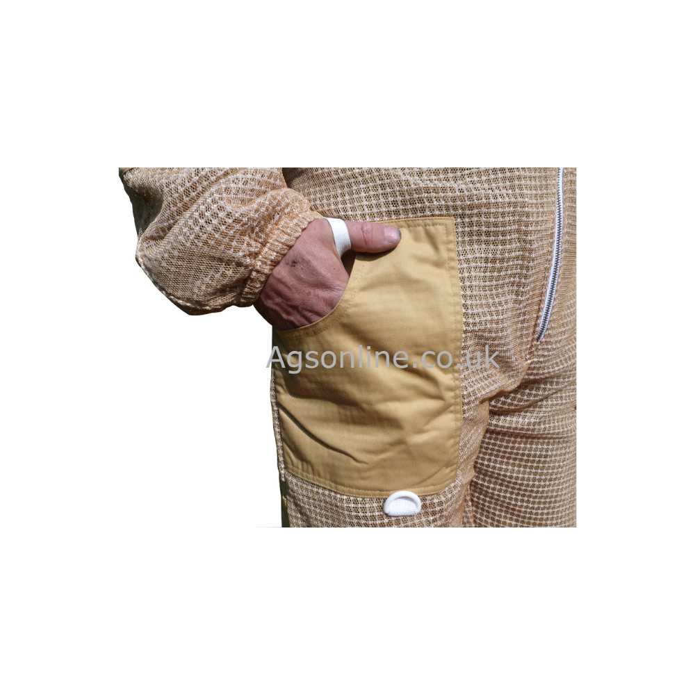 SECONDS XL Olive 3 layer bee suit