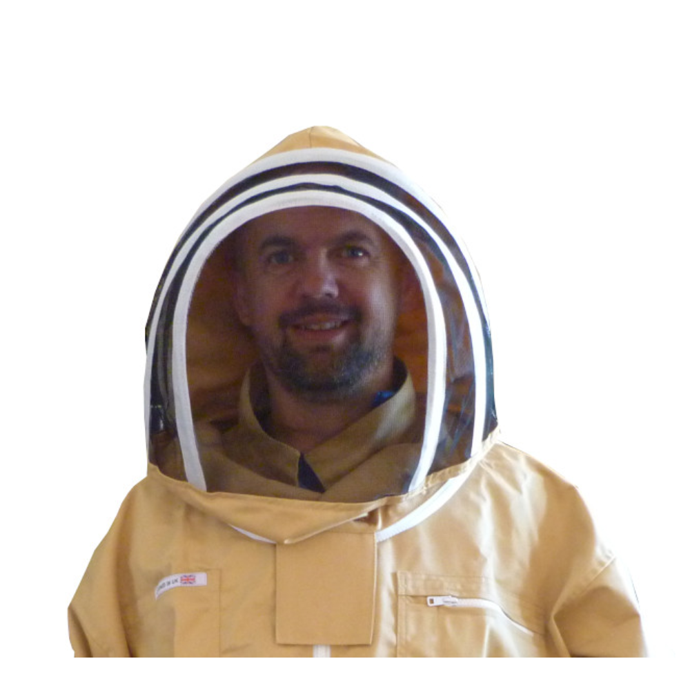 Olive cotton fencing hood