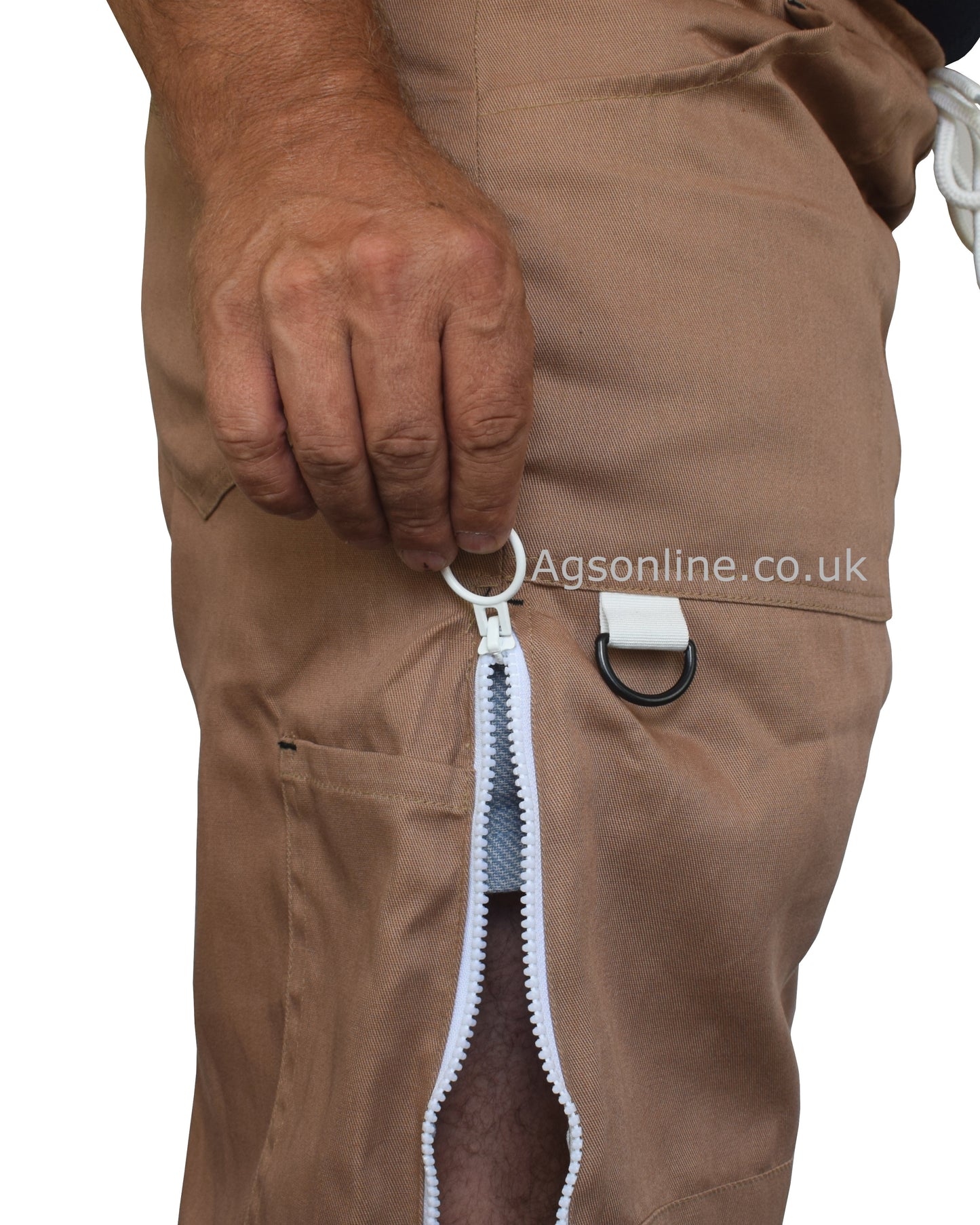 Brown Cotton Beekeeping Trousers | Protective Trousers for Beekeepers