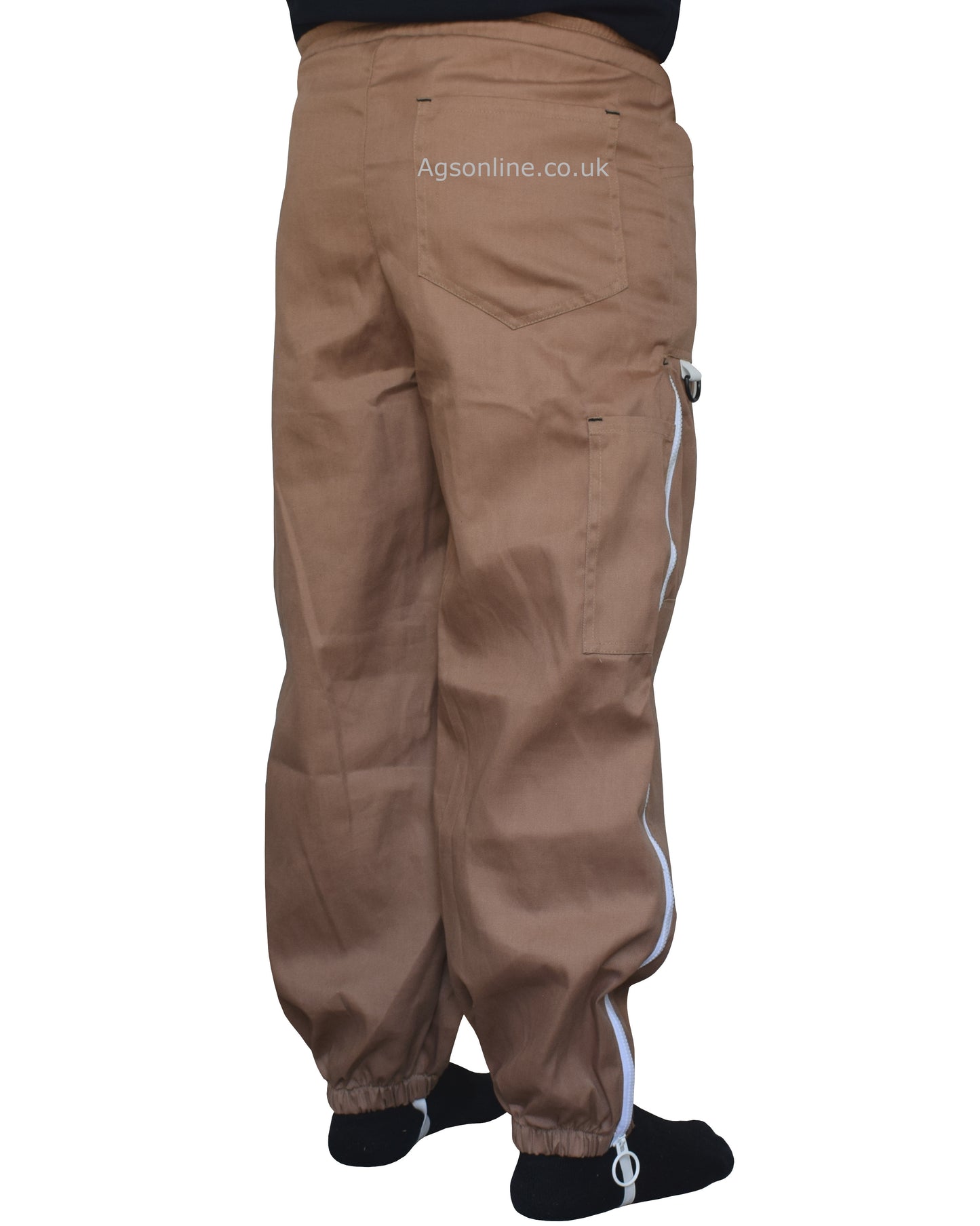 Brown Cotton Beekeeping Trousers | Protective Trousers for Beekeepers