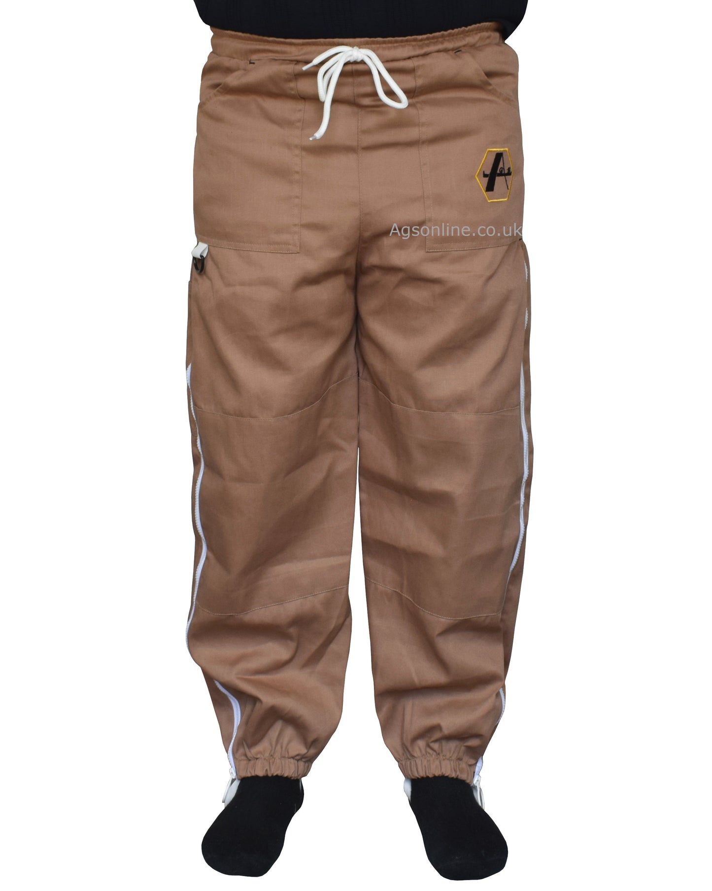Brown Cotton Beekeeping Trousers | Protective Trousers for Beekeepers