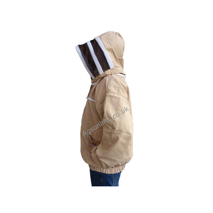 Olive cotton bee jacket