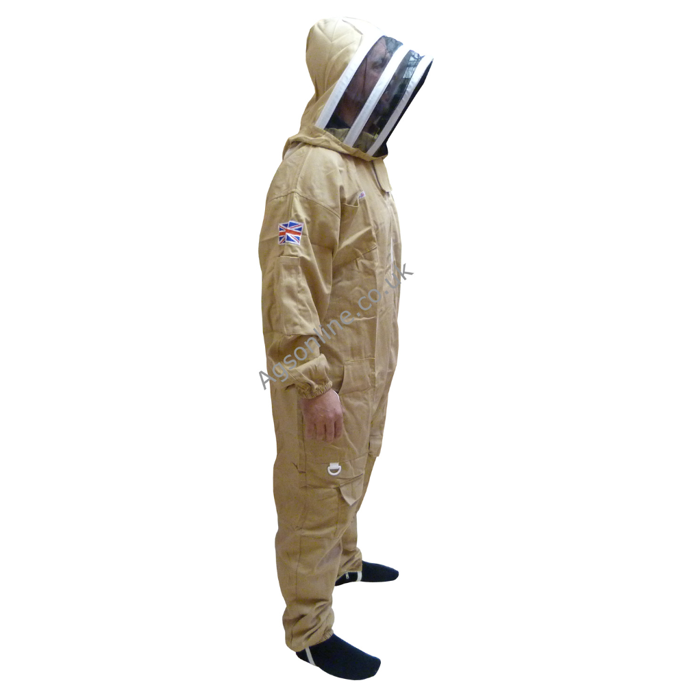 Olive cotton bee suit
