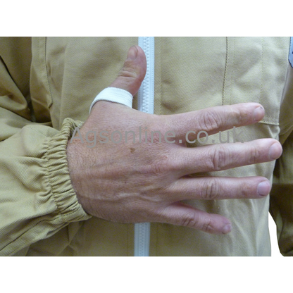 Olive cotton bee jacket