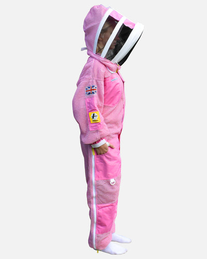 PRO Series Pink 3-Layer Ventilated Beekeeping Suit