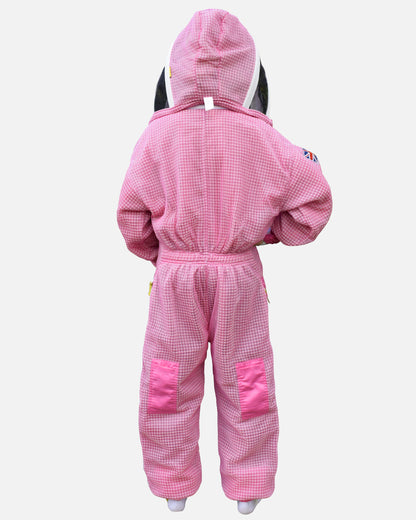 PRO Series Pink 3-Layer Ventilated Beekeeping Suit