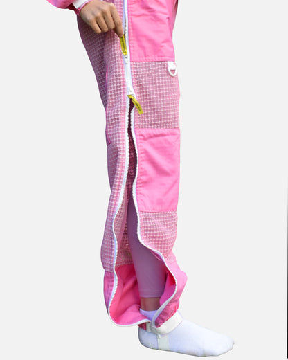 PRO Series Pink 3-Layer Ventilated Beekeeping Suit