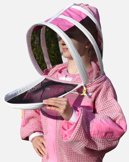 PRO Series Pink 3-Layer Ventilated Beekeeping Suit
