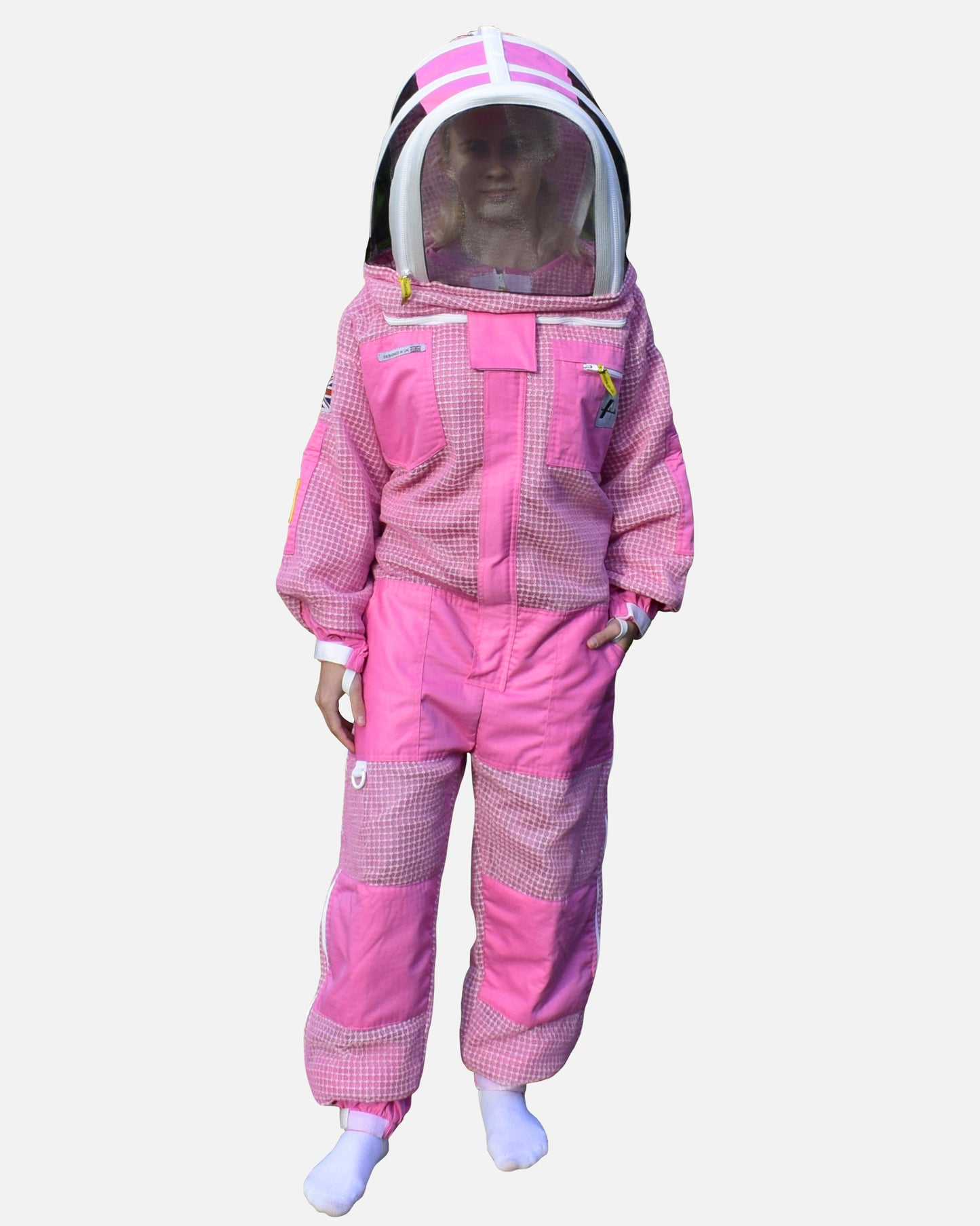 PRO Series Pink 3-Layer Ventilated Beekeeping Suit