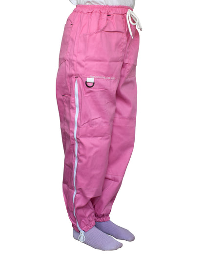 Pink Cotton Beekeeping Trousers | Protective Trousers for Beekeepers