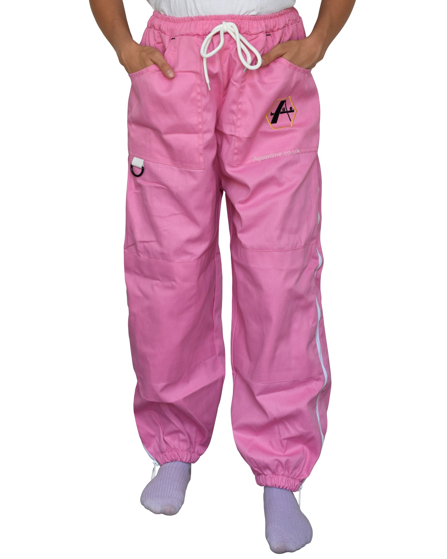 Pink Cotton Beekeeping Trousers | Protective Trousers for Beekeepers