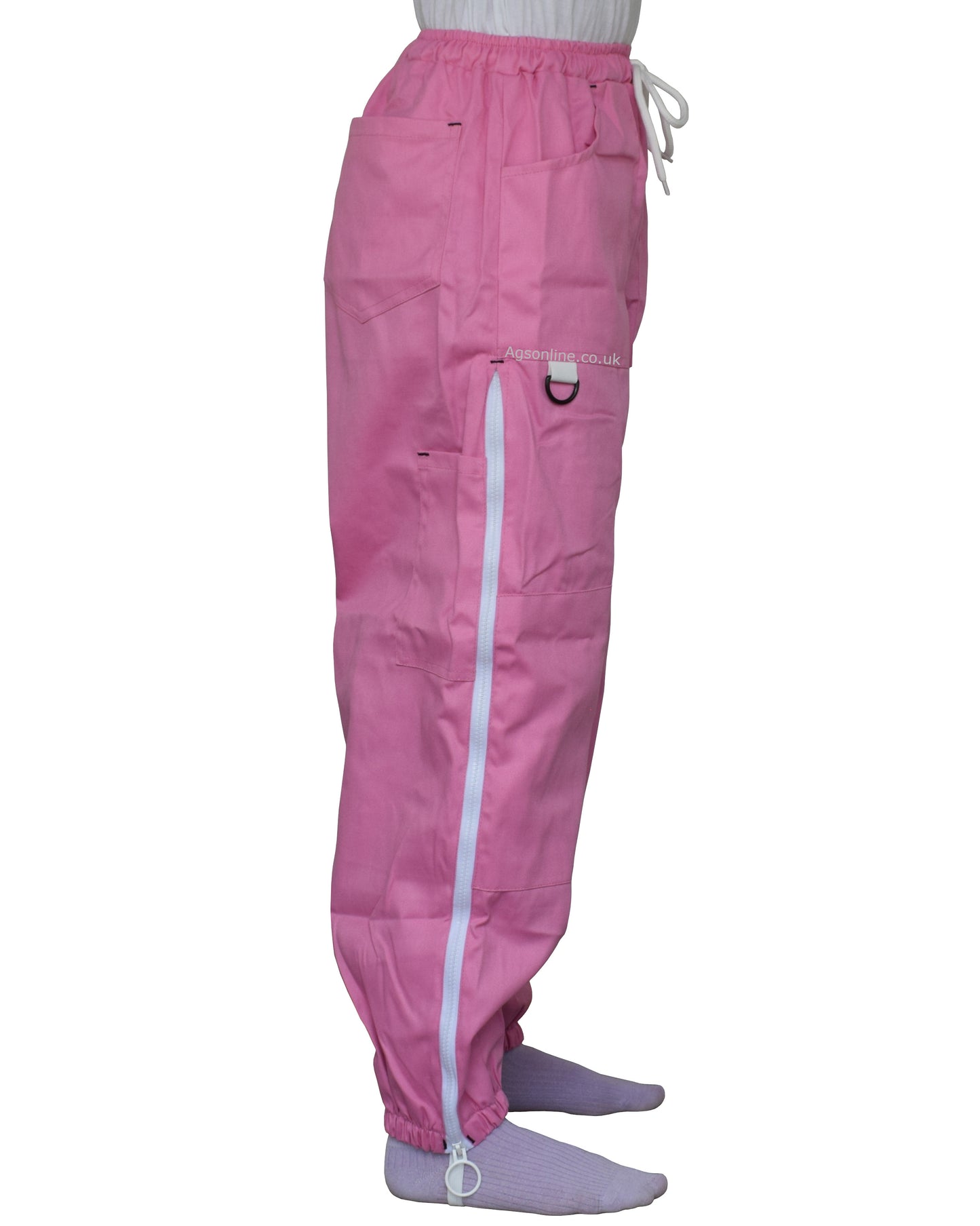 Pink Cotton Beekeeping Trousers | Protective Trousers for Beekeepers