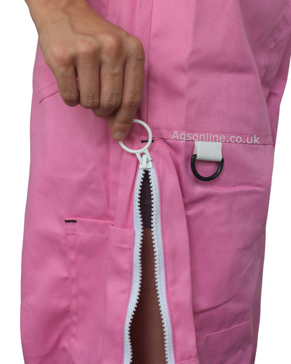 Pink Cotton Beekeeping Trousers | Protective Trousers for Beekeepers