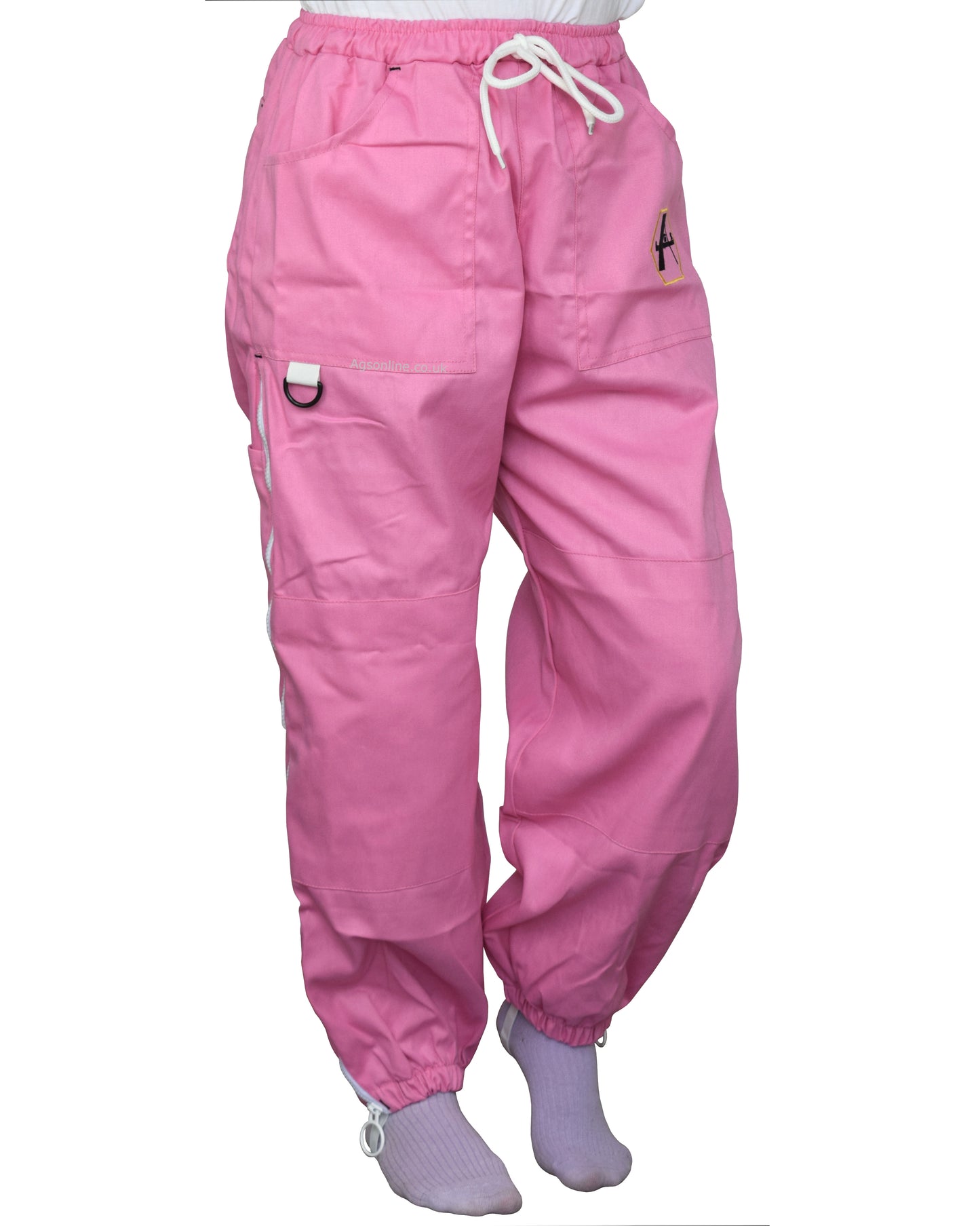 Pink Cotton Beekeeping Trousers | Protective Trousers for Beekeepers