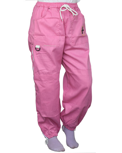 Pink Cotton Beekeeping Trousers | Protective Trousers for Beekeepers