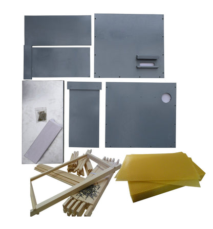 Bee hive swarm trap Kit Wax and Frames - 5 frame box