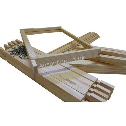 Bee Hive Cedar National Beehive Kit with Wired Wax