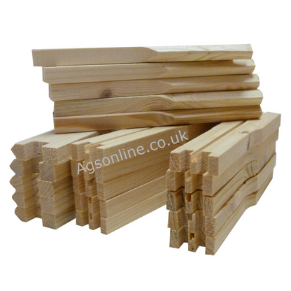 Bee Hive Cedar National Beehive Kit with Wired Wax