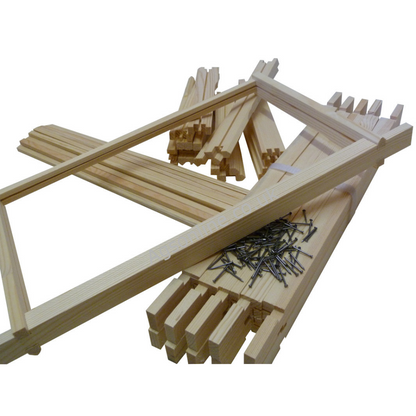 Bee hive swarm trap Kit Wax and Frames - 5 frame box