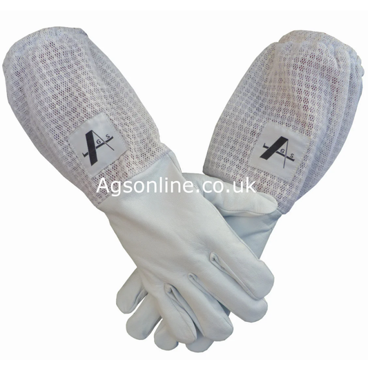 White 3 layer gloves