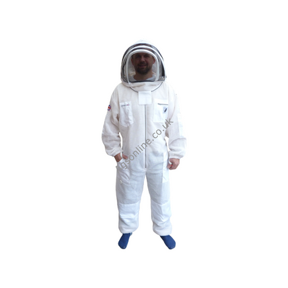 White 3 layer fencing suit