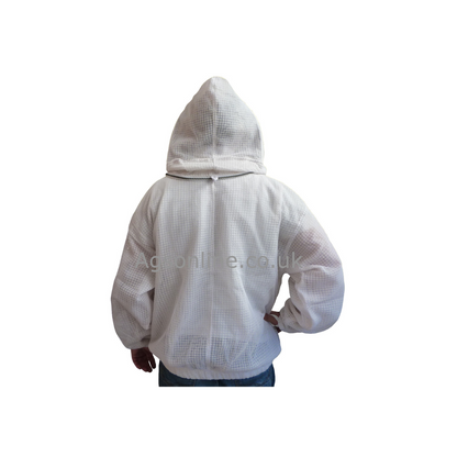 White 3 layer jacket and gloves